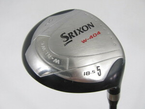 即決 お買い得品！中古 スリクソン(SRIXON) W-404 フェアウェイ 5W FUJIKURA TOUR SPEC SPD661 18.5 1FLEX