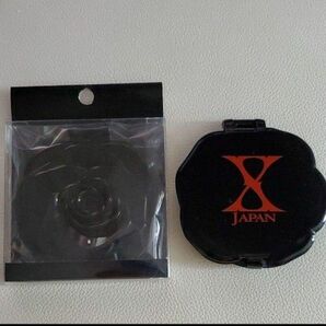コンパクトミラー　X JAPAN　エックスジャパン　2個セット　鏡　