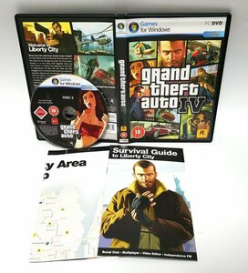 【同梱OK】Grand Theft Auto Ⅳ ■ グランドセフトオート 4 ■ Windows ■ レトロゲームソフト ■ 欠品あり (ジャンク品)