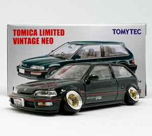 トミカ リミテッド LV-182a 25x CIVIC シビック EF9 EF3 ミニカー 1/64 ヴィンテージネオ vintage neo ホンダ 車高短 スラムド 改造車