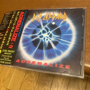 DEF LEPPARD ADRENALINE 日本国内盤　中古CD 帯あり