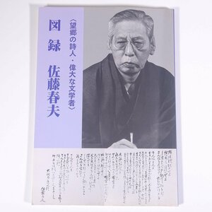 図録 佐藤春夫 望郷の詩人・偉大な文学者 和歌山県 佐藤春夫記念館 1990 大型本 図版 図録 文学 文芸 伝記 人物伝