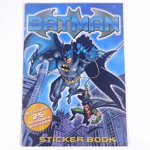 [Английская публичная книга] Бэтмен наклеек книга «Человек -наклейка» книга DC Comics 2005 большая книга Amecom Seal * 1 Стрикер отсутствует