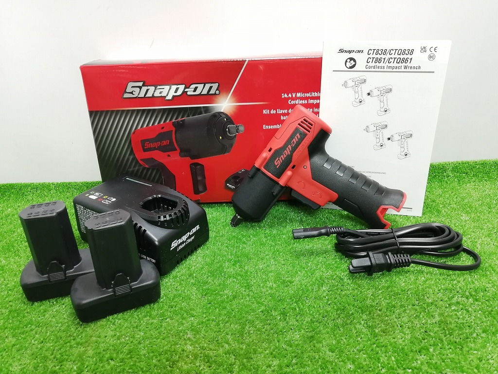 未使用 Snap-on スナップオン 14.4V 3/8 コードレスインパクトレンチ