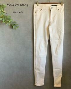  Mayson Grey white skinny denim pants size 0