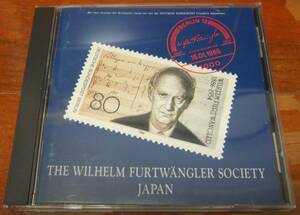 CD フルトヴェングラー ベートーヴェン 交響曲第６番「田園」/交響曲第５番「運命」日本フルトヴェングラー協会盤 WFJ-12 1954.05.23-25