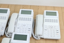 【NTT】αA1（A1-18STEL-1W）電話機７点セット　2016年製　ビジネスフォン　未チェック　管ざ7628_画像5