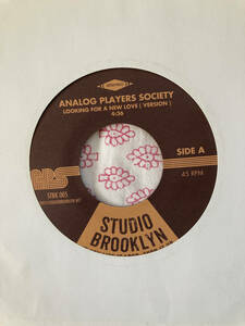 LOOKING FOR A NEW LOVE / ANALOG PLAYERS SOCIETY 