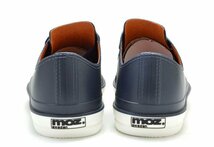 新品 MOZ モズ 8416 ネイビー M寸 レディースレインシューズ レインスニーカー レディーススニーカー 防水 ローカット 婦人靴 靴_画像3