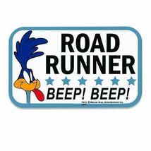 ロードランナー road runner ステッカー mooneyes シール デコ ステッカー ムーンアイズ BEEP BEEP スクエア square_画像3