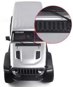 GRC製　G173C【黒】車種別適合アキシャル　1/6 SCX6 JEEP JLU WRANGLER 4WD　カウルルーバー/カウルパネル