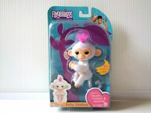 台湾★即決♪ 超レア!! 正規品!! 電子ペット WowWee Fingerlings ワウウィー フィンガリングス ベイビーモンキー ハグミン 白色♪