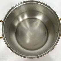 *23R037 3 PRO COOK プロ クック 両手鍋 20cm お玉付き 中古品_画像3