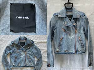 DIESEL ディーゼル デニム ライダースジャケット デニムジャケット Gジャン