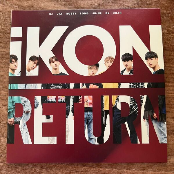 iKON RETURN CD アルバム グッズ アイコン YG 韓国 kpop 未再生 未使用 LIVE dvd