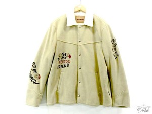 ウィアード WRD-20-AW-03　ボア　スエード ランチジャケット ヴィンテージフィニッシュ ジャンパー beige XL