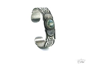  beautiful goods Gary Lee bsGary Reeves silver bangle 1 bead turquoise navajo Navajo group bracele 