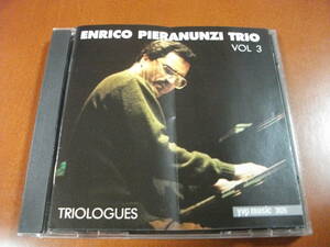 【CD】エンリコ・ピエラヌンツィ・トリオ Enrico Pieranunzi Trio / Vol 3 “TRIOLOGURS” (YVP 1991) 
