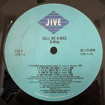 Hip Hop LP - D-Nice - Call Me D-Nice - Jive - VG+ - シュリンク付_画像5