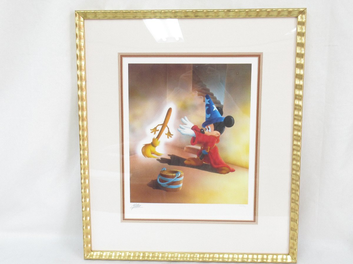 コーフル ディズニー ファンタジア リトグラフ 版画 ミッキー Art