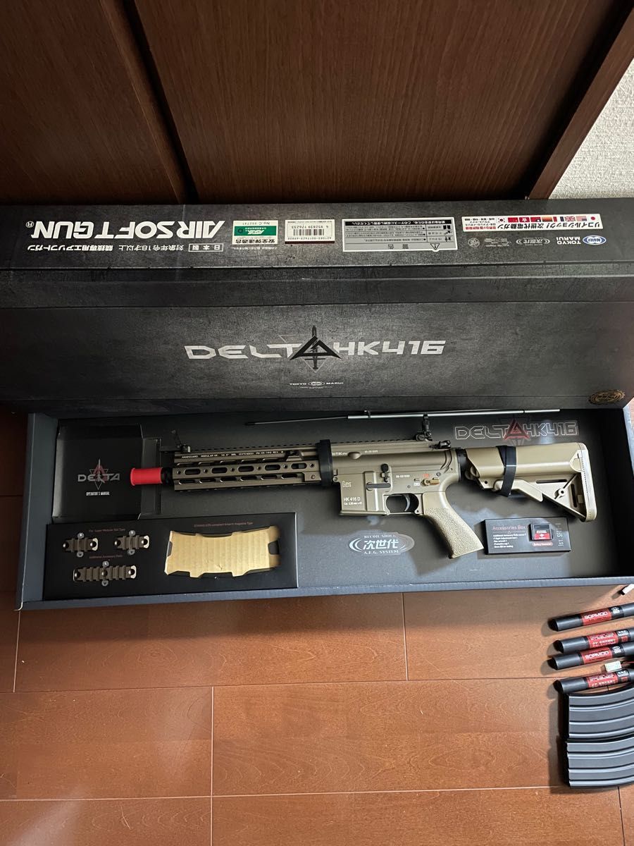 高効率配線MOSFET】HK416 DELTA 東京マルイ次世代電動ガン154 www