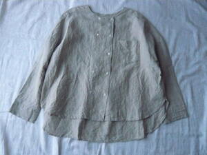  new goods pual ce cin linen100% blouse jacket easy size 