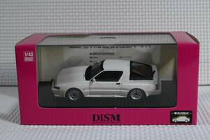 三菱 スタリオン E-A187A DISM アオシマ 1/43 MMC MITSUBISHI STARION GSR-VR ソフィアホワイト 完成品 ミニカー 中古 禁煙環境 匿名配送