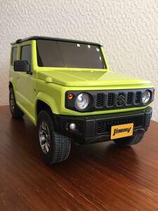 値下げ！スズキ ジムニー JIMNY ★ SUZUKI 軽自動車 ウェットティシュケース 1/12スケール ギフト キネティックイエロー ライセンス取得 