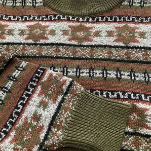 セーター レディース 日本製 フリーサイズ 柄物