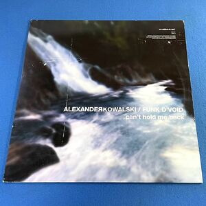 【TECHNO】Alexander Kowalski - Can't Hold / Kanzleramt KA121 / 12 VINYL / GER / Funk D'Void