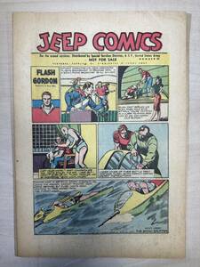  American Comics за границей комикс манга Vintage retro 1945 год #10 JEEP COMICS FLASH GORDON*BLONDIE*Tarzan Tarzan Blondie 