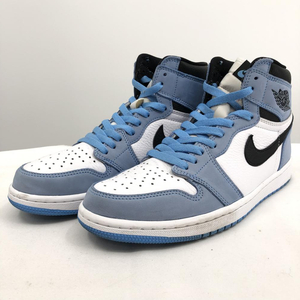 【中古】NIKE AIR JORDAN1 UniversityBlue エア ジョーダン1 ブラックユニバーシティブルー サイズ26.5cm 555088-134 ナイキ[240017539824]