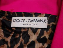 ドルチェ＆ガッバーナ Dolce&Gabbana ドルガバ コート ジャケット ヒョウ柄 レオパード レディース 40 S561 8399 ZOOZOISU_画像8