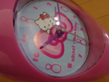 レア品 ラウンドワン × ハローキティ ボウリングピン型時計 RAUND1 コラボ HELLO KITTY キティちゃん 置時計_画像9