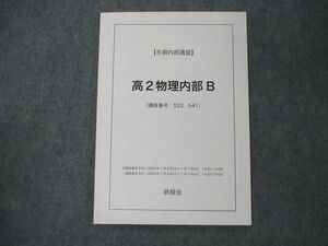 TZ06-083 鉄緑会 高2物理内部B テキスト 状態良 2020 冬期内部講習 06s0D