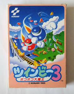 FC ツインビー3 ポコポコ大魔王 TWIN BEE 3 TwinBee 3 Poko Poko Daimaou ★ ファミコン FAMICOM 