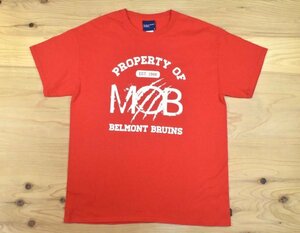 USA古着 MV SPORT ベルモント大学 BRUINS Tシャツ sizeL 赤 カレッジ スポーツ チームロゴ アメリカ アメカジ