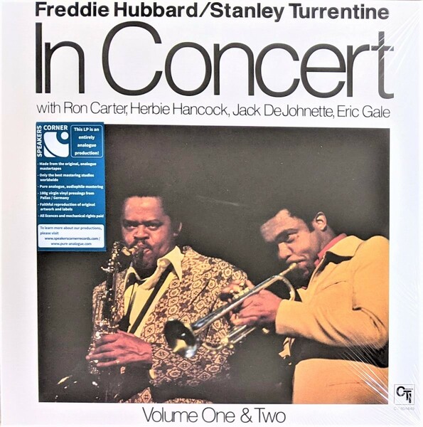 Freddie Hubbardフレディ・ハバード / Stanley Turrentine - In Concert Volume One & Two 限定リマスター再発二枚組アナログ・レコード