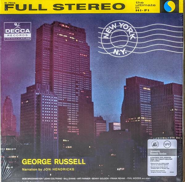 George Russell ジョージ・ラッセル And His Orchestra - New York, N.Y. 限定リマスター再発アナログ・レコード