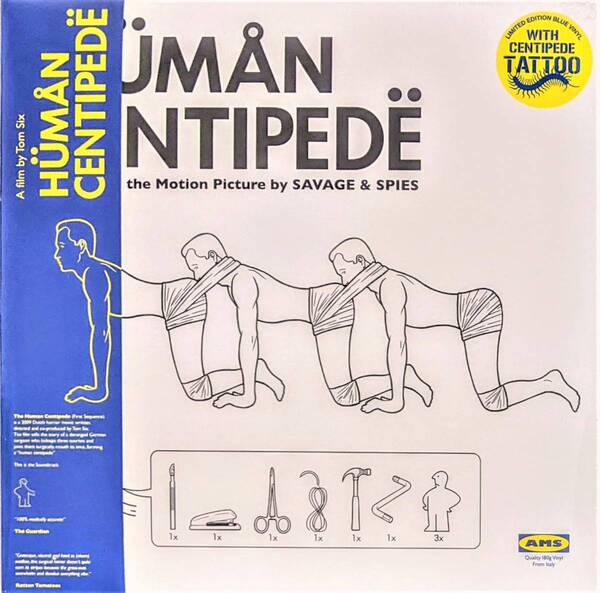 Savage & Spies サヴェージ・アンド・スパイズ - Human Centipede ムカデ人間 限定ブルー・カラー・アナログ・レコード
