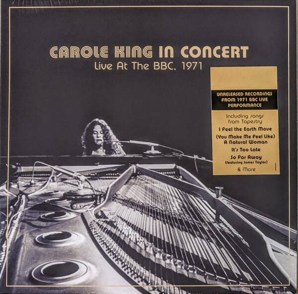 Carole King キャロル・キング - In Concert (Live At The BBC 1971) Record Store Day Black Friday 2021限定アナログ・レコード 