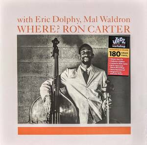 Ron Carter With Eric Dolphy, Mal Waldron Where? 500枚限定リマスター再発アナログ・レコード