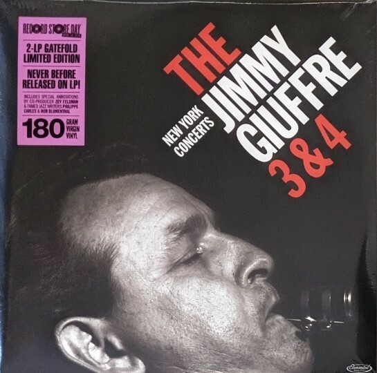 The Jimmy Giuffre ジミー・ジュフリー 3 & 4 - New York Concerts Record Store Day 2020限定二枚組アナログ・レコード