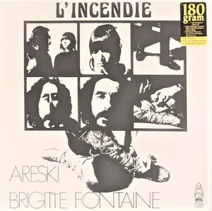 Areski アレスキ & Brigitte Fontaine ブリジット・フォンテーヌ - L'Incendie 限定再発アナログ・レコード