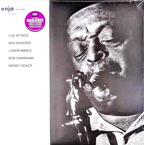 Ben Webster ベン・ウェブスター - Live At Pio's 限定リマスター再発アナログ・レコード