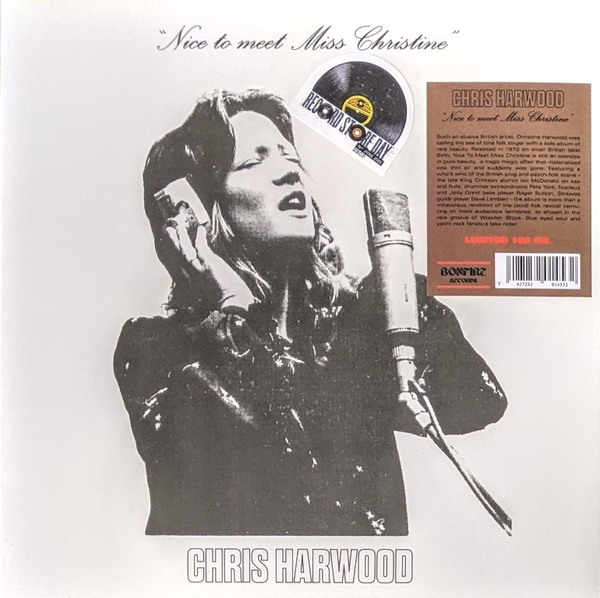 Chris Harwood クリス・ハーウッド - Nice To Meet Miss Christine 500枚限定再発アナログ・レコード