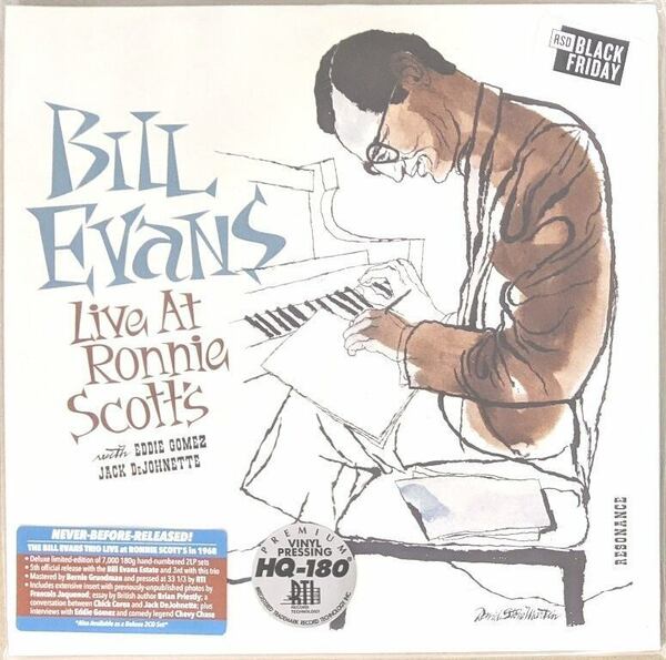 Bill Evans ビル・エヴァンス - Live At Ronnie Scott's 手書き番号入り7,000枚限定二枚組アナログ・レコード