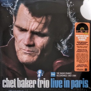 Chet Baker チェット・ベイカー Trio - Live In Paris: The Radio France Recordings 1983-1984 4,800枚限定三枚組アナログ・レコード