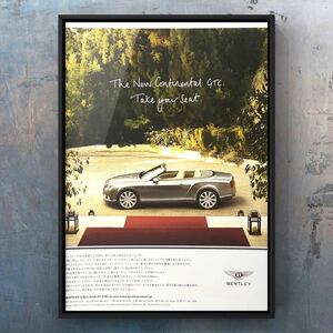  подлинная вещь Bentley Continental GTC реклама / каталог Bentley Continental GTC с откидным верхом открытый товары Novelty флаг б/у 