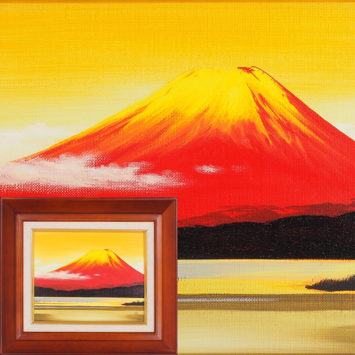 赤富士 絵画の値段と価格推移は？｜1,680件の売買情報を集計した赤富士 